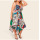 European American Fashion Large Size Sling Dress